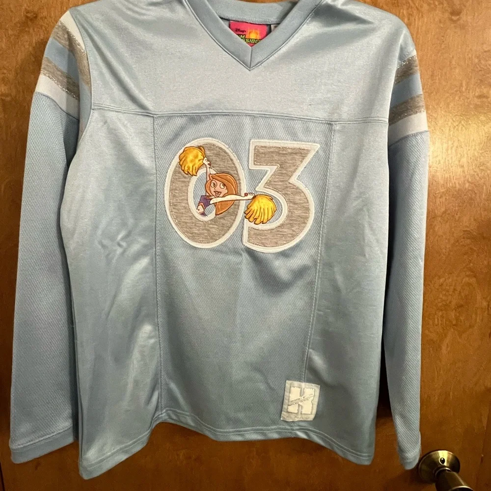 Vintage Disney Kim Possible 2 pc Set Long Sleeve Shirt Sweatpant Y2K 14/16 girls